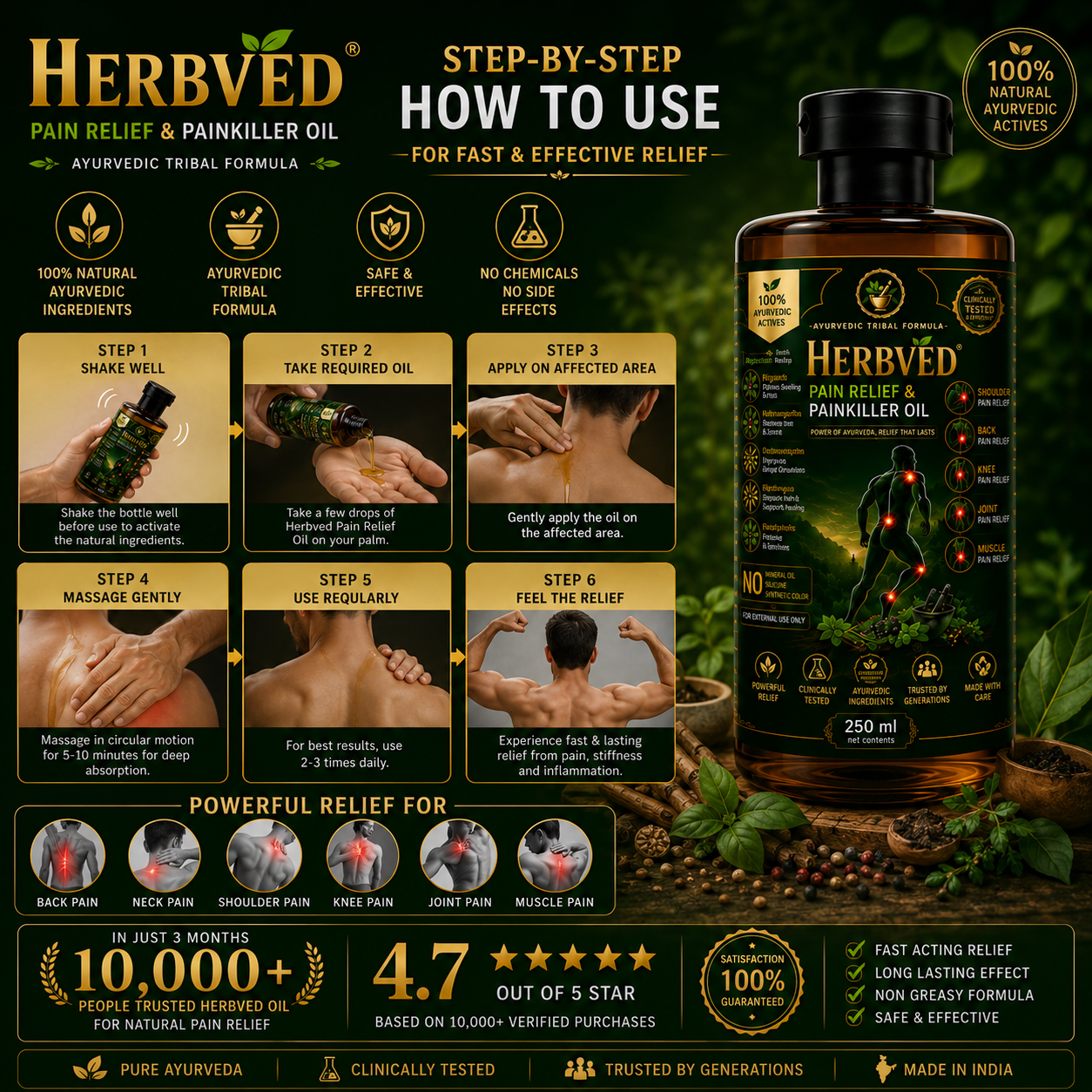Herbveda Herbal Pain Killer Oil