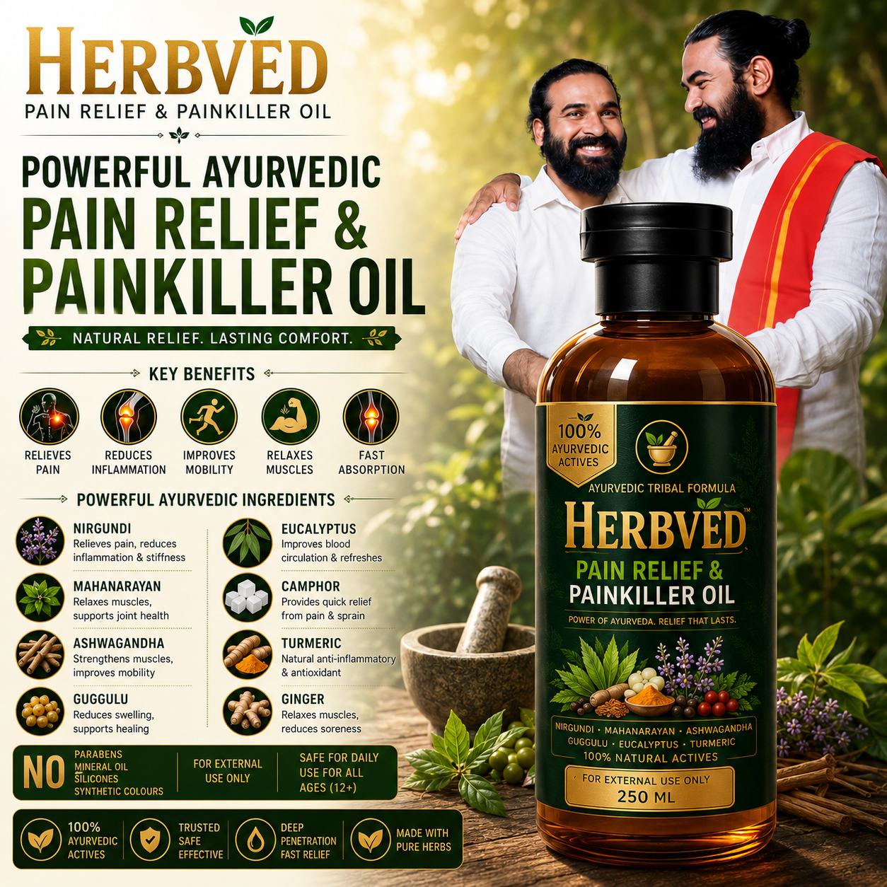 Herbveda Herbal Pain Killer Oil