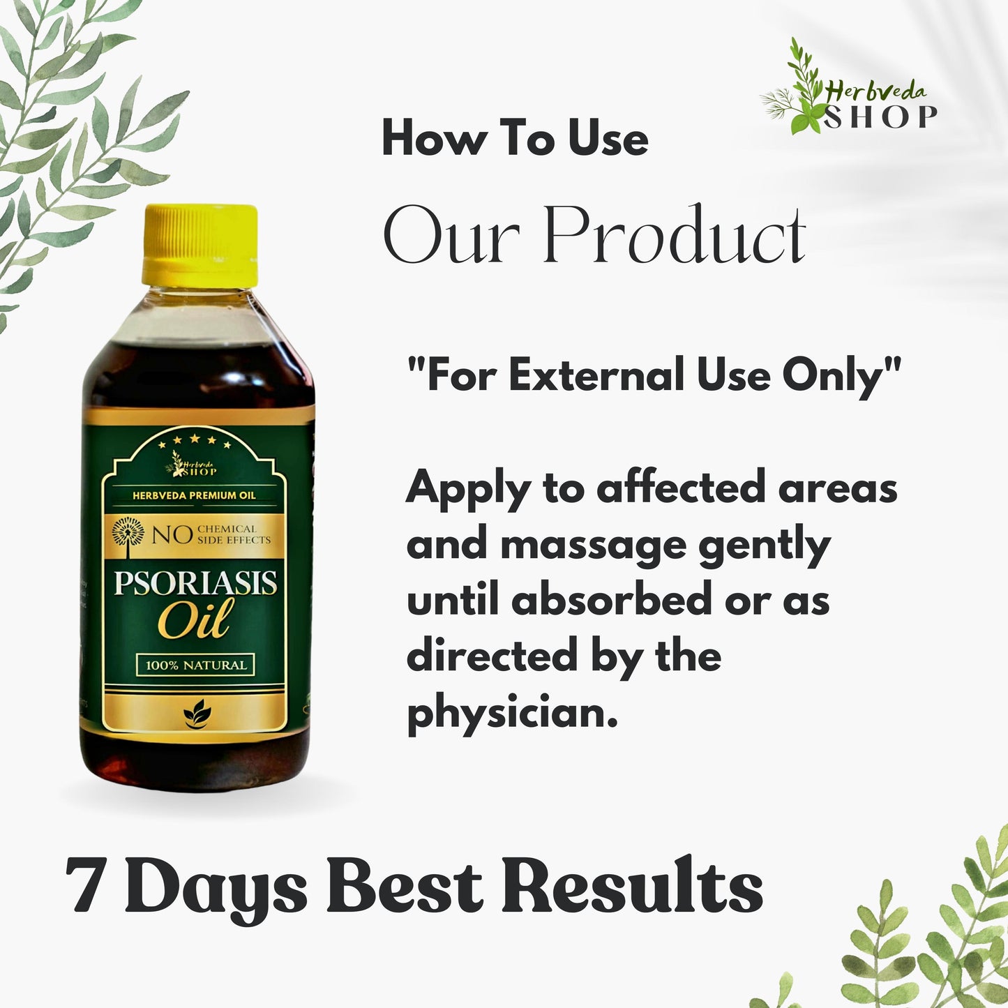 Herbveda Psoriasis -Clearing Oil